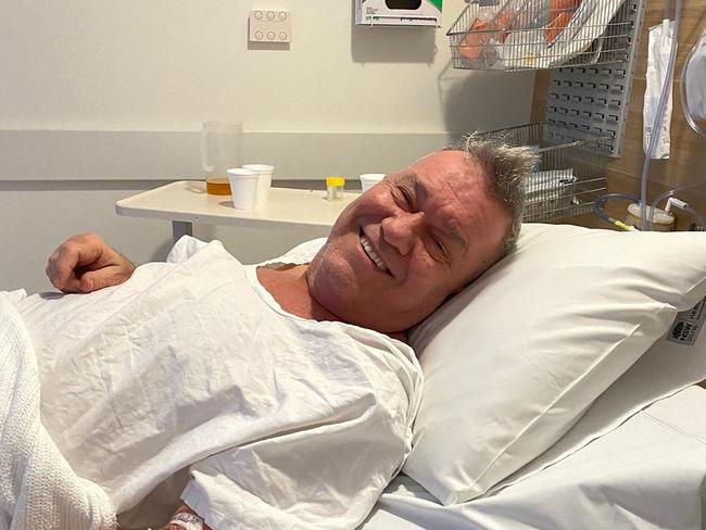 Jimmy Barnes spent Monday night in the emergency department at St Vincent's Hospital.