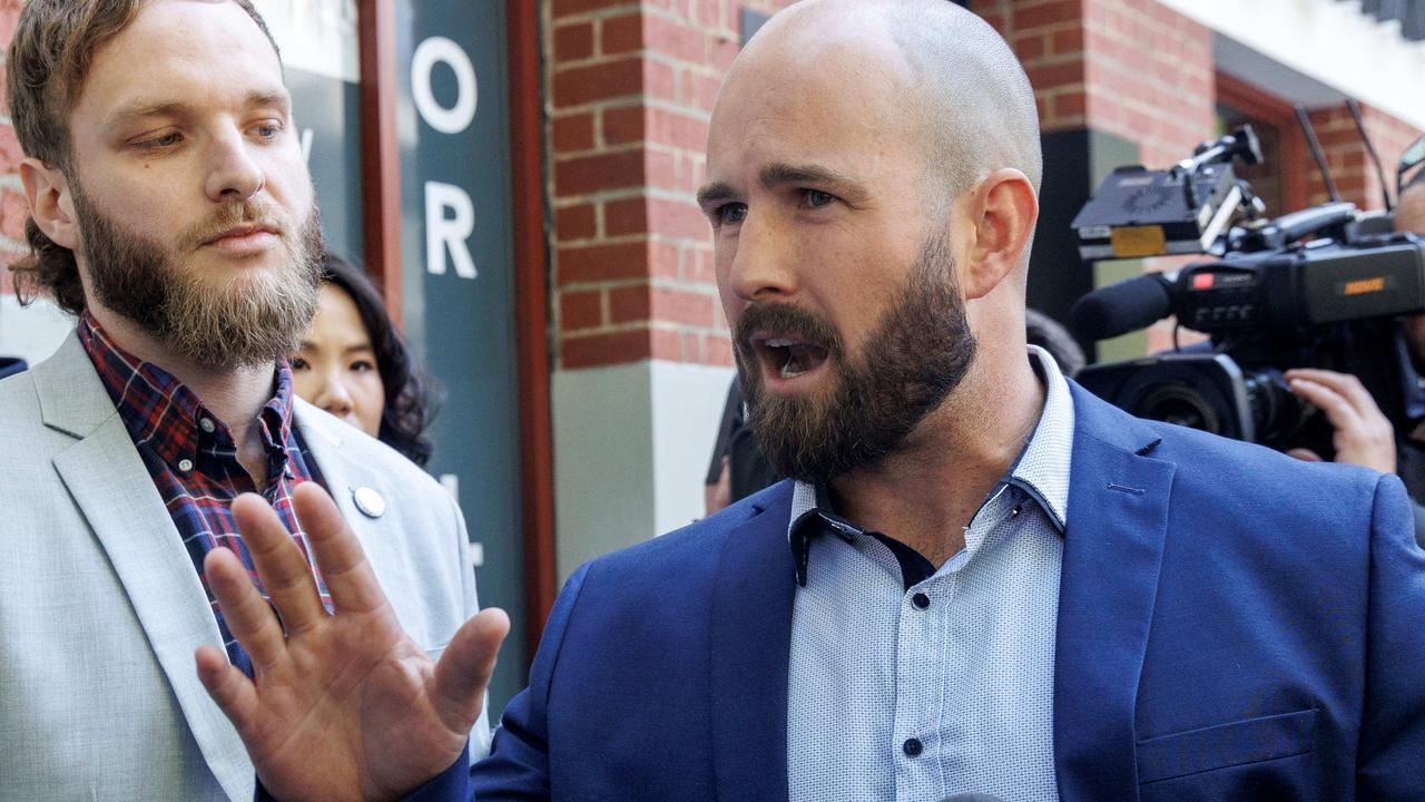 Thomas Sewell outside a Melbourne court last year. Picture: David Geraghty / NewsWire