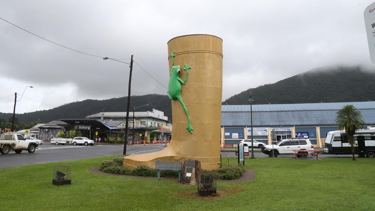 The Golden Gumboot is located in the Far North Town of Tully. Picture: Peter Carruthers