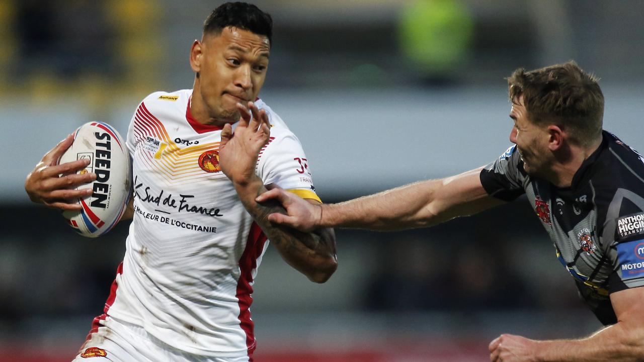 Israel Folau didn’t return to play in the French Super League.