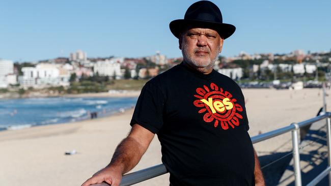 Noel Pearson at North Bondi on Sunda. Picture: Nikki Short