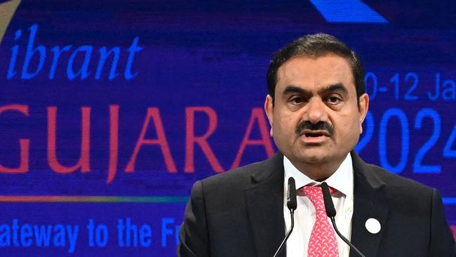 Adani Group chair Gautam Adani. Picture: AFP