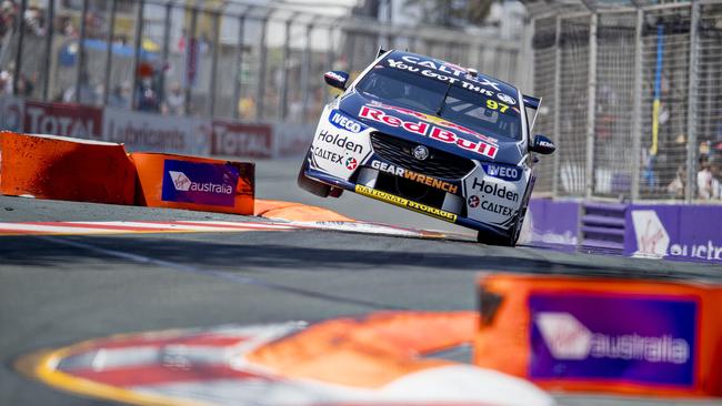 The Red Bull Holden Racing Team car driven Shane Van Gisbergen and Garth Tander in action during a qualifying session on Day Three of the 2019 Virgin Australia Supercars Championship round at the Vodafone Gold Coast 600 at Surfers Paradise on the Gold Coast, Sunday, October 27, 2019. Picture: Jerad Williams