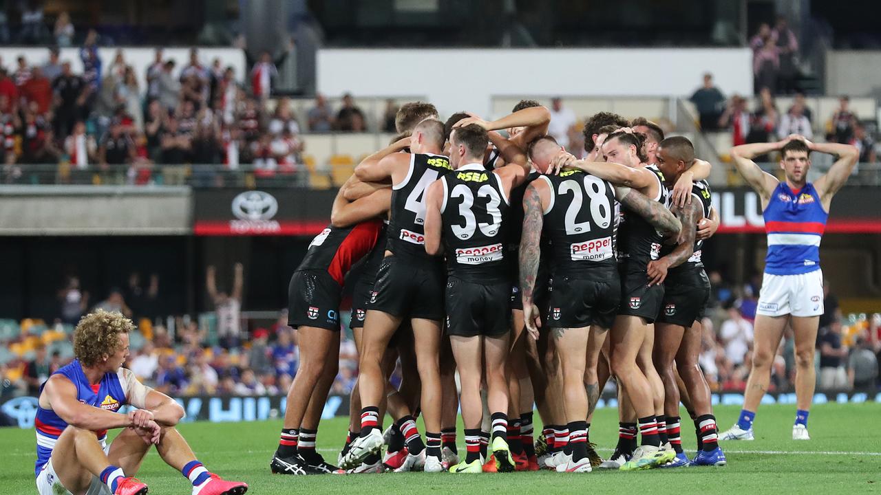 St Kilda has an uphill battle ahead to win another final this season after last year’s breakthrough. Picture: Michael Klein