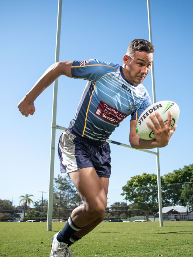 Tim Sielaff-Burns of Coombabah SHS. PICTURE: Brad Fleet