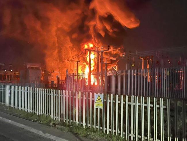 A fire at an electrical substation in Hayes is producing a significant amount of smoke and has cause the closure of Heathrow Airport Picture London Fire Brigade