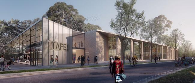 The new $154m Meadowbank TAFE promises to be a state-of-the-art training hub.