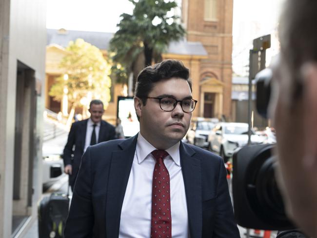 Bruce Lehrmann walks out of the Supreme Court in Sydney. Picture: NCA NewsWire/ Flavio Brancaleone