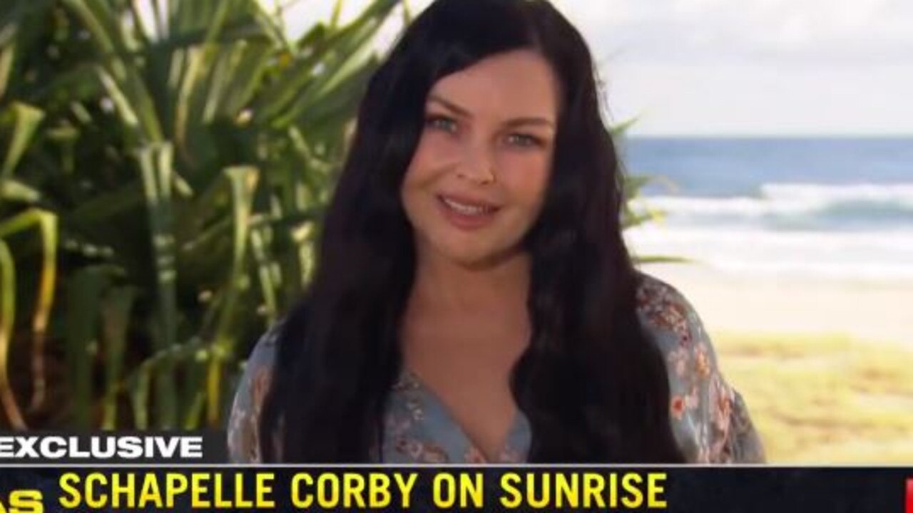 Schapelle Corby appears on Sunrise.