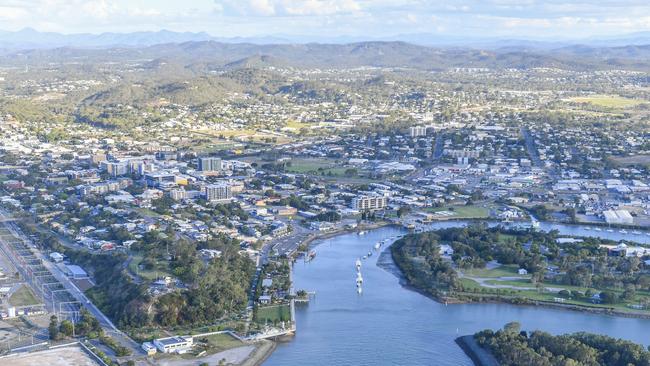 Just south of Gladstone (pictured), the coals town of Boyne Island makes it in the top 20 list