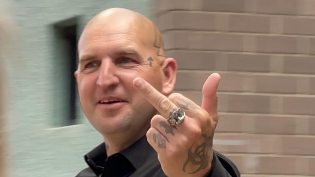 Desmond Liddington is the leader of a neo-Nazi group called Firm 22. Picture: Ashleigh Tullis