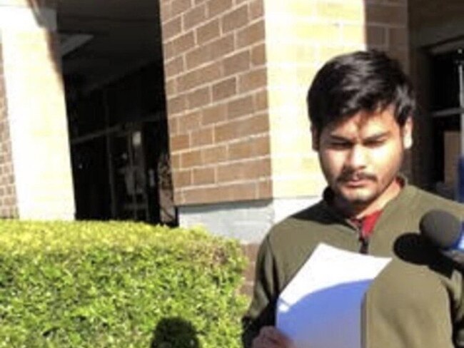 Ahmer Nasir allegedly hit a pedestrian.