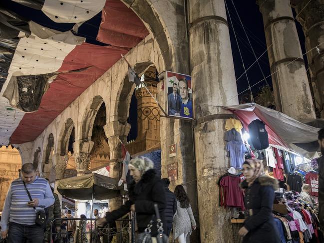 Shoppers in Al-Hamidiyah Souq in Damascus, Syria. Picture: Ella Pellegrini 