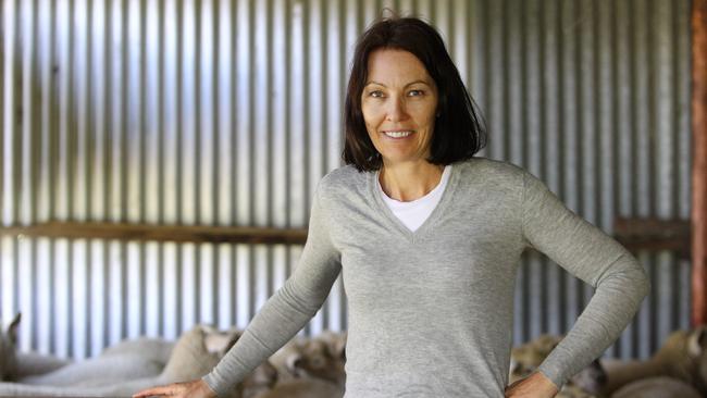 Suzanne Lewis, of Werneth, is achieving production gains through low-stress sheep management. Picture: Dale Webster