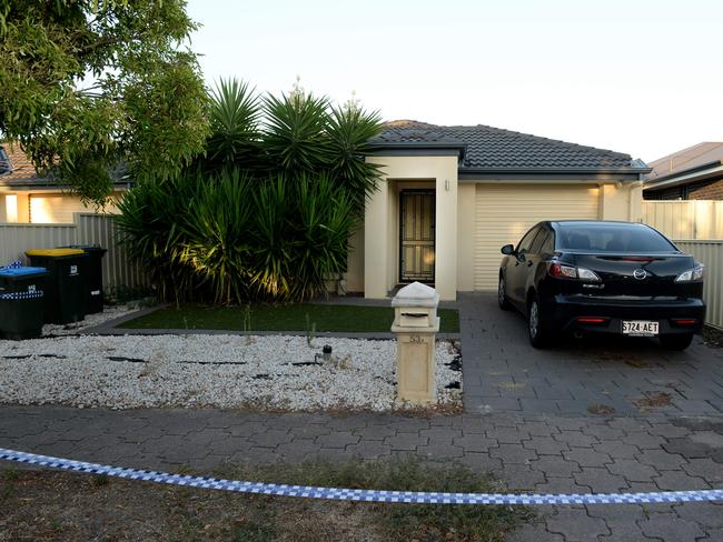 A man was shot at this house overnight at Gilles Plains. Picture: Greg Higgs