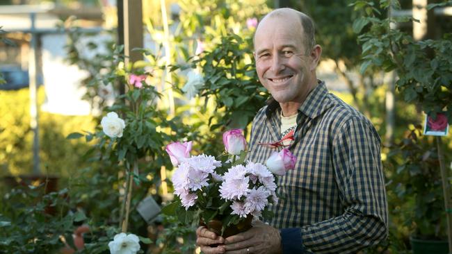 Paul van Deurfe, former nursery owner of Cottage Garden Nursery which is earmarked for a 7-11 service station. Picture: Jono Searle