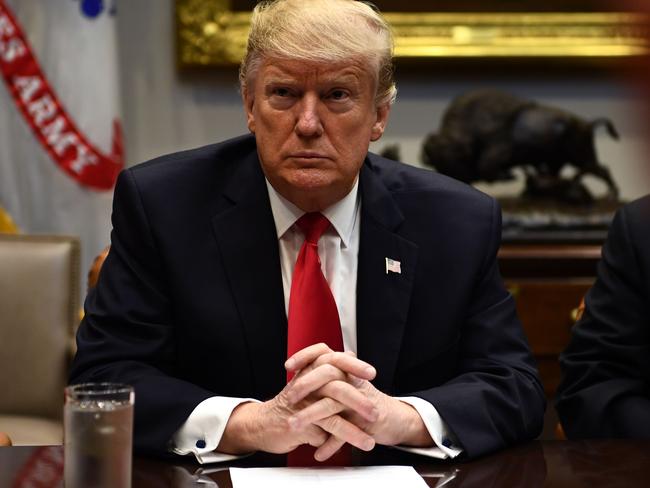 US President Donald Trump at the White House. Picture: AFP