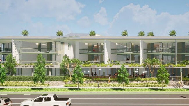 Artist's impression of the proposed hotel at 203-207 Gympie Terrace, Noosaville. Photo: Push Architecture