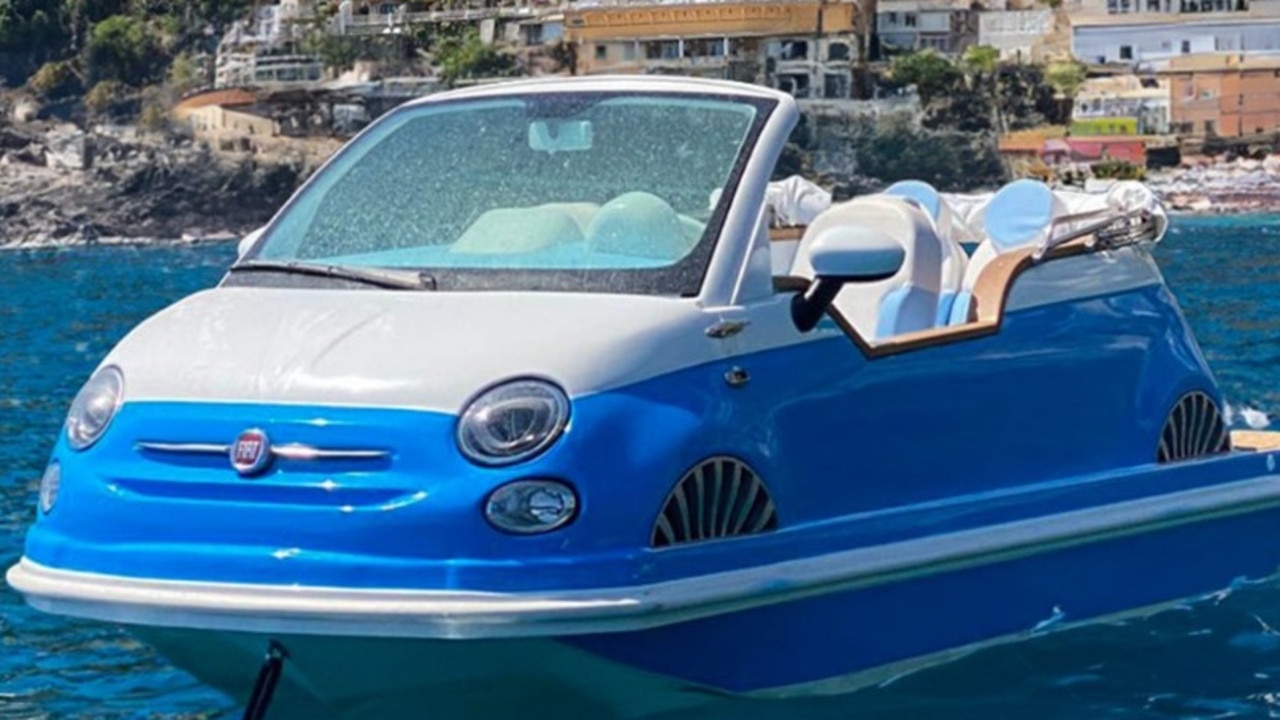 Fiat feels a little wet behind the ears with this tribute to its classic 500. Picture: Positano Boats
