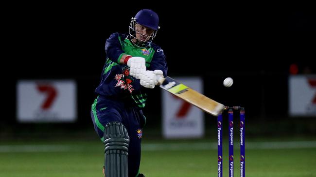 T20 Barrier Reef Big Bash: Designer First Homes Dare Devils v Halpin Hurricanes at Griffiths Park. Dare Devils' Brenton Edwards. Picture: Stewart McLean