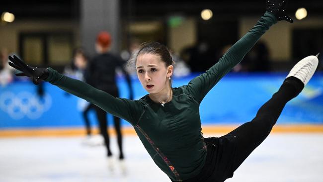 Russia's Kamila Valieva is back in competition Tuesday. Photo by Anne-Christine POUJOULAT / AFP.