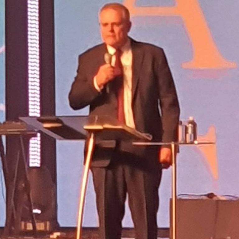 Prime Minister Scott Morrison speaks at a national Christian convention on the Gold Coast last week.