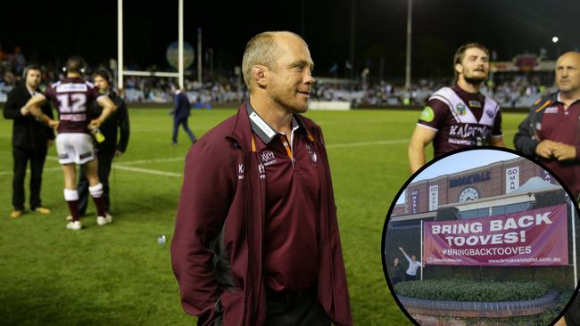 Manly locals have thrown their support behind Geoff Toovey.