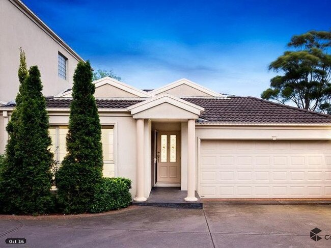 The home in Doncaster which is at the centre of the court row. Picture: RP Data