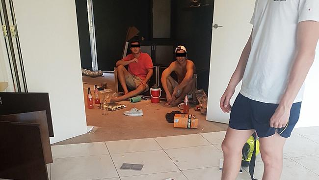 Squatters at the Bellevue Hill mansion in 2019.