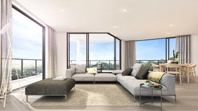 Most of the apartments have lake, park or district views through floor-to-ceiling windows.