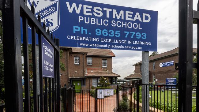 Westmead Public School is bursting at the seems. Picture: Monique Harmer