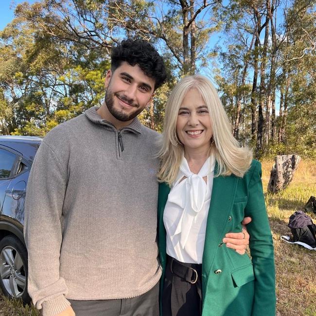 Mother and son duo Marcus and Sonia Costanzo on My Kitchen Rules 2023. Picture: Instagram/@marcus.costanzo