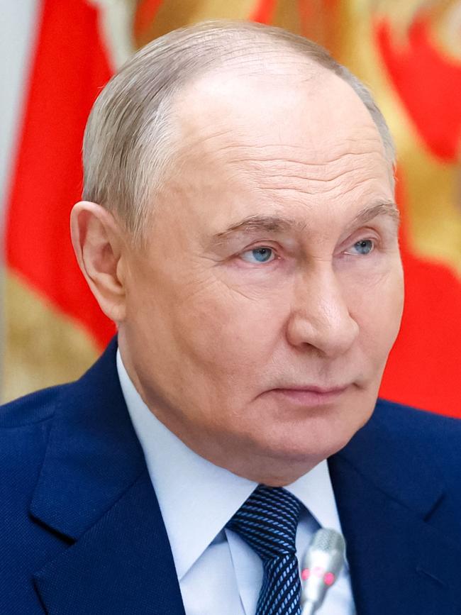 Russia's President Vladimir Putin in Moscow on May 29, 2025. Picture: Alexander Kazakov / AFP.