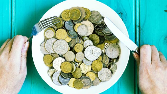 After rent and energy bills, some Australians struggle to find money for food. Picture: iStock