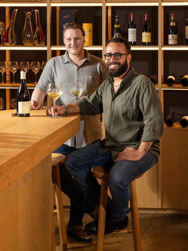 Henry Bampton and Lorenzo Di Pasquo at new West End bar, Canopy.