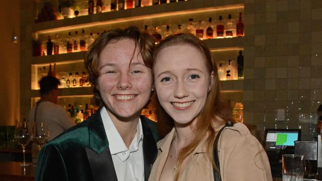 Matika and Katura Halleday at Gold Coast Australian of the Year presentations at Exhibitionist Bar, HOTA, Bundall. Pic: Regina King