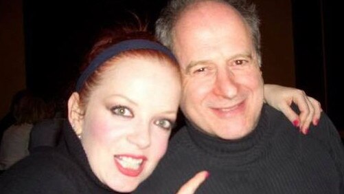 Shirley Manson with Michael Gudinski. Pic: Shirley Manson/Facebook