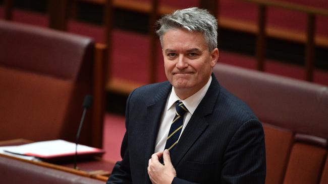 Minister for Finance Mathias Cormann. Picture: AAP