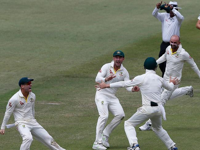 The Aussies were fired up on day four.