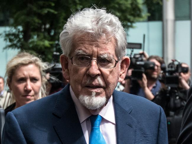 Rolf Harris was convicted of multiple sex offences on four women. Picture: Getty Images