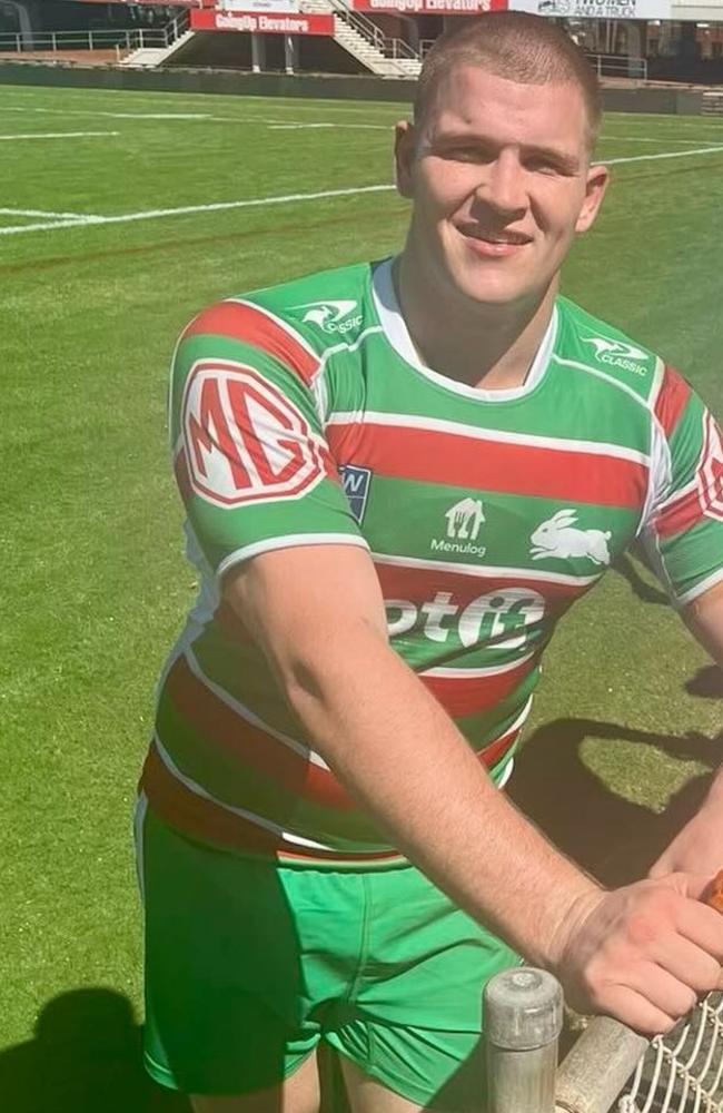 Toby Sullivan from the South Sydney Rabbitohs. Picture: Facebook