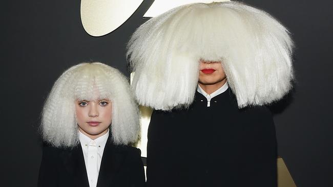 LOS ANGELES, CA - FEBRUARY 08: Dancer Maddie Ziegler and singer/songwriter Sia attend The 57th Annual GRAMMY Awards at the STAPLES Center on February 8, 2015 in Los Angeles, California. (Photo by Larry Busacca/Getty Images for NARAS) annettepix
