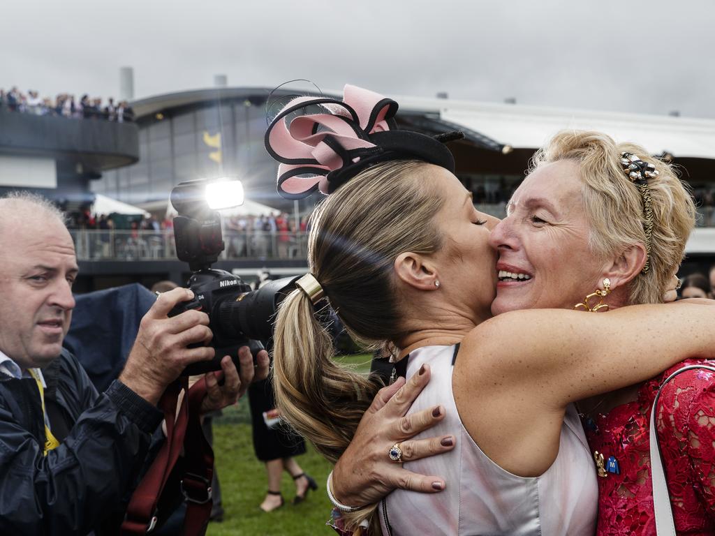 Connections of Group 1 China Horse Club George Ryder Stakes winner Winx on Golden Slipper Day.