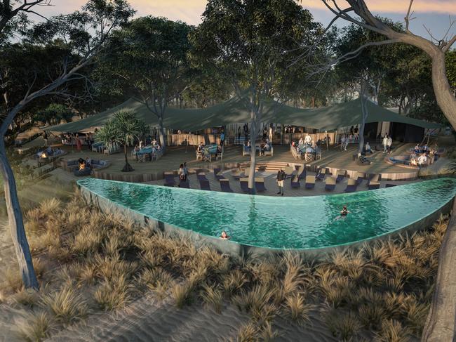 Pandana - the new nature-based eco-tourism resort planned for South Stradbroke Island.