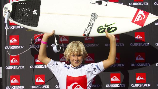 As a child, Robinson was tipped to be a future world surfing champion.