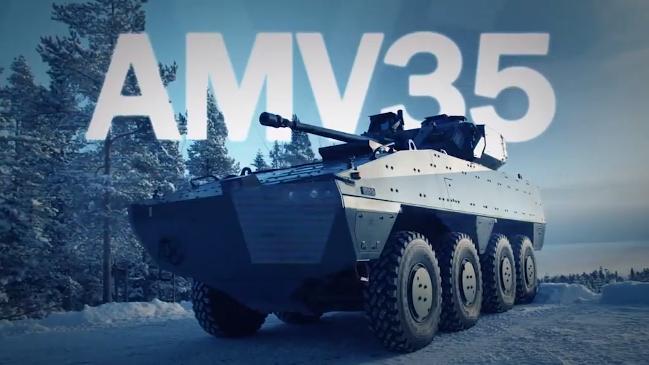 BAE Systems shows off AMV35 tank