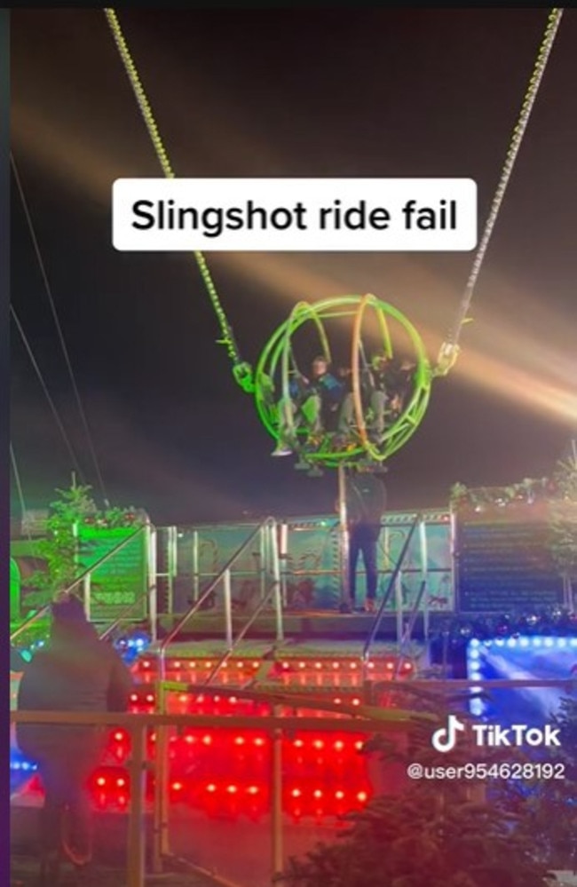 Hyde Park Winter Wonderland slingshot breaks, two sent flying news