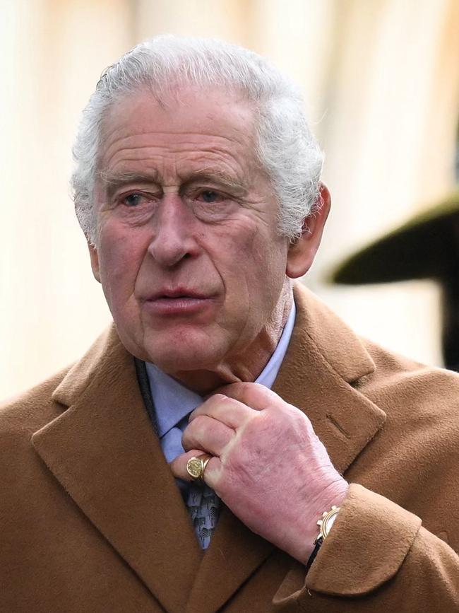 Charles’ coronation will take place in May. Picture: AFP