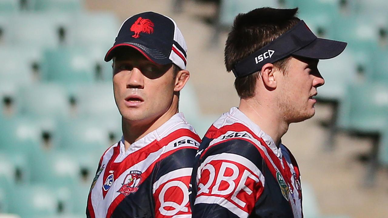 Cooper Cronk is unlikely to play in the grand final, but Luke Keary isn’t bothered. Picture: Richard Dobson