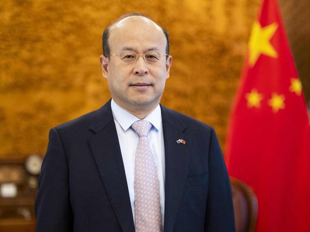 CANBERRA, AUSTRALIA - December 24, 2024: Chinese Ambassador to Australia Xiao Qian at the Embassy of the People's Republic of China in Canberra. Picture:  Martin Ollman